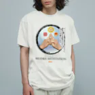 ソウルクレンジングサロン OM5の【シャクティムドラ】生命エネルギー「女神シャクティ」の象徴 Organic Cotton T-Shirt