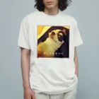 あくびのブレてるチワワ Organic Cotton T-Shirt