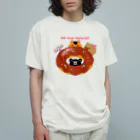 Draw freelyのWe love donuts!!  オーガニックコットンTシャツ