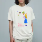 小川賀子のハッピーバースデー オーガニックコットンTシャツ