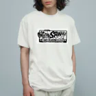 こくばんくるま　の佐原自動車ロゴマーク 유기농 코튼 티셔츠