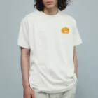 めいぷるのかぼちゃにゃ(ワンポイント) オーガニックコットンTシャツ