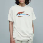 Sakura Kaori Shop【さくらかおりのお店】の深海生物リュウグウノツカイ オーガニックコットンTシャツ
