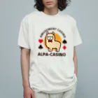 ALPA-CASINOのアルパカジノ オーガニックコットンTシャツ