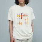 しま✳︎スイーツ/パティシエの貝殻図鑑 Organic Cotton T-Shirt