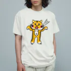 okamemonoの寅 オーガニックコットンTシャツ