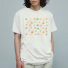 オーパルとレモンの木のカラフルご不浄くん Organic Cotton T-Shirt