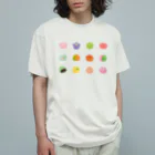 TOPECONHEROESの京菓子オールスターズ オーガニックコットンTシャツ