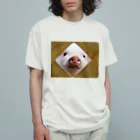 f.animalsのどあっぷ（ぶたさん） オーガニックコットンTシャツ