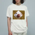 f.animalsのどあっぷ（ぶたさん） Organic Cotton T-Shirt