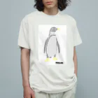 ためしにのモジデペンギン オーガニックコットンTシャツ