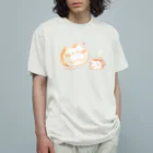 ぶらたん!!storeのぶらたん!!ほっこりパンとコーヒー オーガニックコットンTシャツ