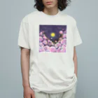 chocosshi shopのつらなりねこ Organic Cotton T-Shirt