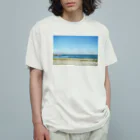 hanche -アンシュ-の初夏の海 유기농 코튼 티셔츠
