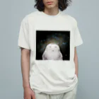 SpaceAnimal -スペースアニマル-の宇宙梟 オーガニックコットンTシャツ