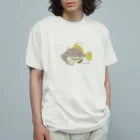 Astrio SUZURI店のカワハギちゃん Organic Cotton T-Shirt