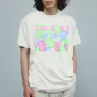 ぎんが屋-wassyoi-のふわりINARIちゃん オーガニックコットンTシャツ