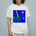 かなりセンスがいいの手が多い系の生物の絵 オーガニックコットンTシャツ