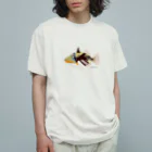 Astrio SUZURI店のムラサメモンガラちゃん オーガニックコットンTシャツ