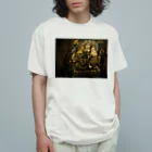 KIRIKOのガネーシャ オーガニックコットンTシャツ