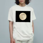 MeNoaのmoon オーガニックコットンTシャツ