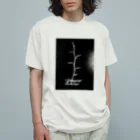 Tomorrow Die&Goのthorn&logotype オーガニックコットンTシャツ