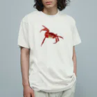 Coshi-Mild-Wildのカニ オーガニックコットンTシャツ