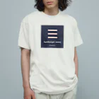 YOMOGI 〜ヨモギ〜のhamburger menu オーガニックコットンTシャツ