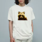 有限会社サイエンスファクトリーのたぬきのリンク Organic Cotton T-Shirt