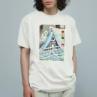 nidan-illustrationの"女雪宮・冬" #1 オーガニックコットンTシャツ