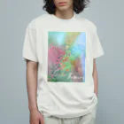 haco.のふらわー。 オーガニックコットンTシャツ