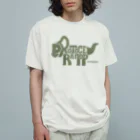 100cafeのプロトケラトプス オーガニックコットンTシャツ