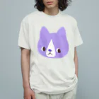 保護猫もいねこのどデカくれよん猫 3 Organic Cotton T-Shirt