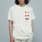 nokkaのoimoたべちゃう オーガニックコットンTシャツ