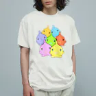 LalaHangeulの団子状態のダンゴウオたち オーガニックコットンTシャツ