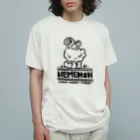 kanachandraのねめのん オーガニックコットンTシャツ