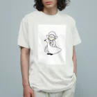tanakasakiの女の子と白鳥 Organic Cotton T-Shirt
