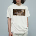 HOKO-ANのレオナルド・ダ・ビンチ　最後の晩餐 The Last Supper Organic Cotton T-Shirt