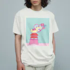 誘いのぷーちゃん・お化粧編 Organic Cotton T-Shirt