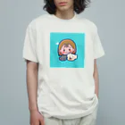 しらこのもっちとれんれん Organic Cotton T-Shirt