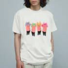 mendakoshopのやんややんや オーガニックコットンTシャツ