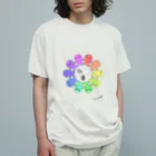 ねこミミ　nekomimiのぺんぺんくん、大集合！ Organic Cotton T-Shirt