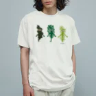 YoakeNecoの【岩手★家族】こんぶ・わかめ・まつも オーガニックコットンTシャツ