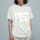 きゅうりさんのくじら1号 オーガニックコットンTシャツ