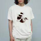 金魚大好き悠tubeのネットショップのニシアフホワイトアウトオレオ オーガニックコットンTシャツ