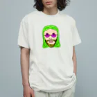 日本語Tシャツショップ／Japanese T-shirt shopのホタテ眼鏡の男　次男 Organic Cotton T-Shirt