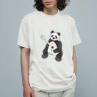 K Twinのギタパンダ Organic Cotton T-Shirt