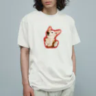 chamcham_kymの犬２ オーガニックコットンTシャツ