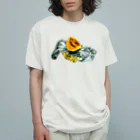 志瓜のSUZURIのかぼちゃとアルミホイル(枠なしver) Organic Cotton T-Shirt