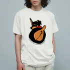 ろぶばんだな(JS4)のミニピンマロ オーガニックコットンTシャツ